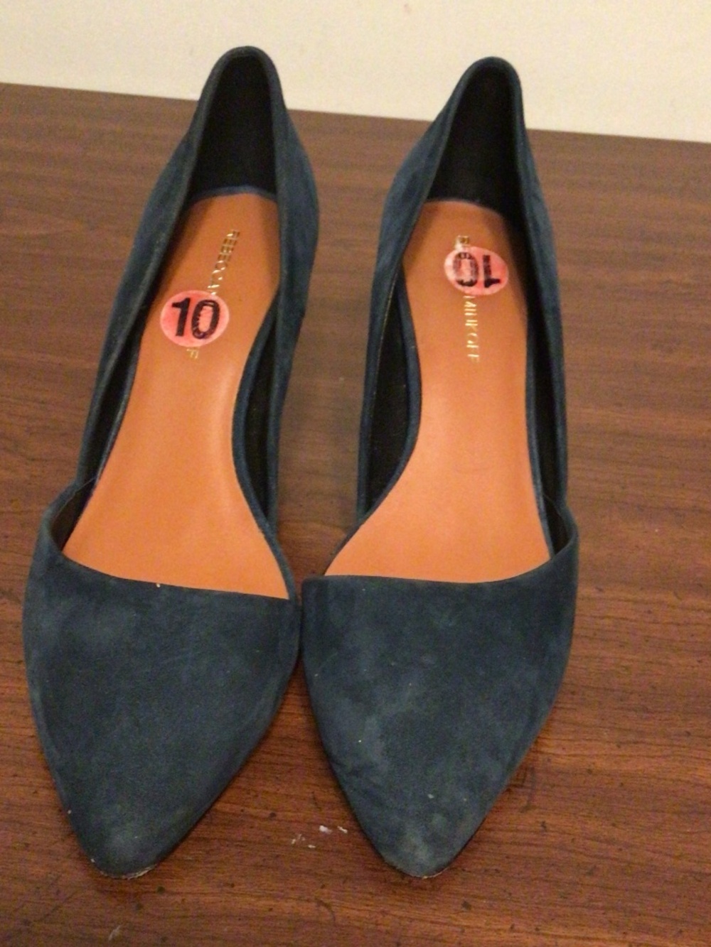 Suede kitty heel feminine dance ,fairy ,elegant shoe SZ 10